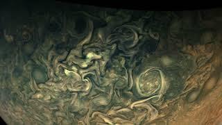 Juno's Perijove-13 Jupiter Flyby, Reconstructed in 125-Fold Time-Lapse