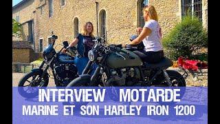 INTERVIEW MOTARDE : BIKEUSE ET MAMAN, MARINE ET SON HARLEY IRON 1200