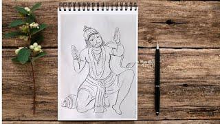 Easy Hanuman ji drawing | Bajarangbali drawing | Drawing Pictures | Chitra | ‎⁨@DHart-fx2pk