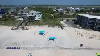 Drone footage of North Topsail Beach - 7.3.23