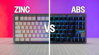 Wooting 80HE Zinc vs ABS Case - Sound Tests