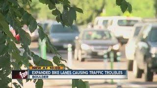 Bike lanes frustrate drivers in Boulder