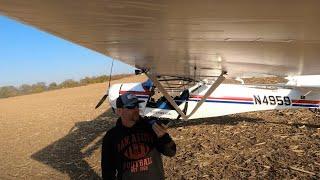 Engine Failure at 1,500 ft - Dead Stick Landing in Farm Field