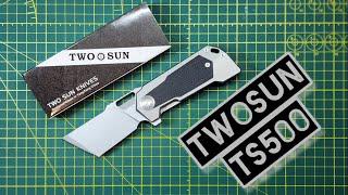 TWOSUN TS500 TITANIUM MICARTA D2, Is it just ME, or is TWOSUN stepping up their game. AMAZING CHUNK!