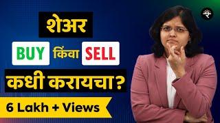 शेअर Buy किंवा Sell कधी करायचा? | भाग - ६५ |CA Rachana Ranade