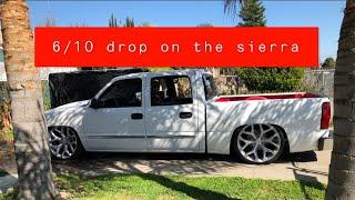 Installing 2” drop spindles on my 2005 gmc sierra crewcab a total of 6/10 drop