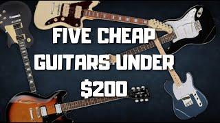 5 BEST Harley Benton Electric Guitars Under $200 (CHEAP!)