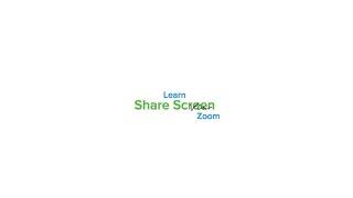 How to share your screen via zoom || My College Helper