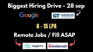 Direct Interview Hiring | 2024, 2023 batch hiring | off campus drive for 2024 batch | hire me plz