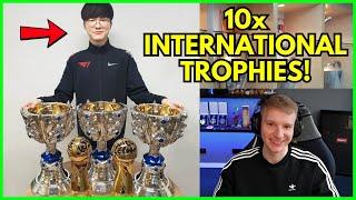 JANKOS on T1 FAKER winning 10x INTERNATIONAL TROPHIES