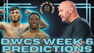 Dana White's Contender Series 2024 Week 6 Predictions