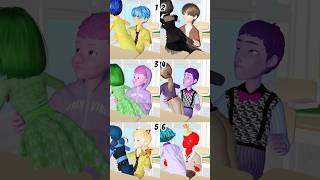 WHO IS YOUR FAVOURITE  #insideout2 #insideout #joy #viraltrend #shortsviral #shortvideo #zepeto