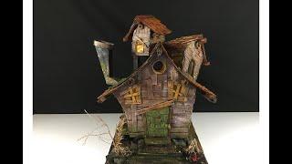 DIY Witch House Using Cardboard