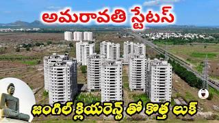 Amaravati Status | Jungle clearance work