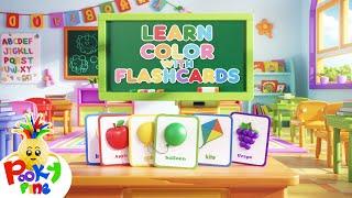 Learn Colors, Fruits & Animals with Flashcards  | Fun Baby Songs & Educational Learning for Kids!