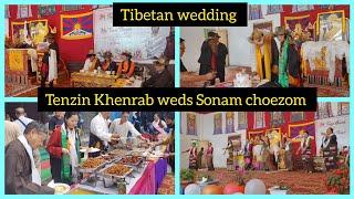 Tibetan wedding  Mr.Tenzin Khenrab weds Miss Sonam Choezom in Dalhousie #tibetanvlogger #tibetanwed