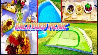 How To Set Up A Perfect Backyard Picnic  | ️Summer Picnic Vlog