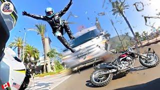 250 MOMENT MOTORCYCLE CRASHES | CRAZY Motorcycle Rides - Best Of The Month.