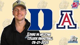 Arizona vs Duke 3/27/25 Free College Basketball Picks and Predictions | March Madness