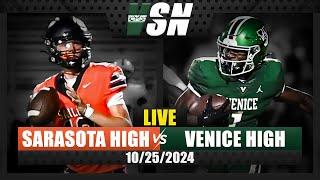Venice High vs. Sarasota High School | 10.25.2024 | LIVE