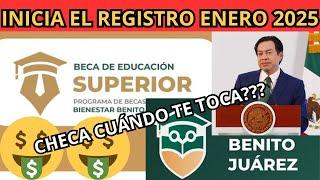 INICIA el Registro para las Becas Benito Juárez Jóvenes Escribiendo el Futuro Enero 2025