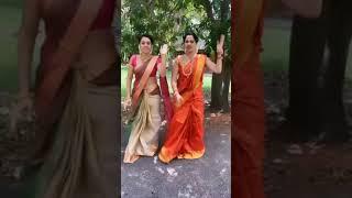 pandavar illam serial  Aarthi subash tiktok performance and dubsmash video