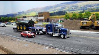 Epic Miniature Adventure: Delivering Extreme Cargo with this Kenworth  in 1/64 Scale