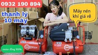 MÁY NÉN KHÍ LÊN HƠI CỰC NHANH, MOTOR ĐỒNG 100% GIÁ SIÊU RẺ #maynenkhi #maynenkhikhongdau