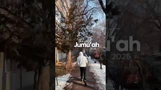 First Jumu'ah ki namaz at Almaty Kazakhstan  #namaz #almaty #kazakhstan #shorts #tourism #vlog