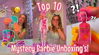 [ASMR] TOP 10 *BARBIE* MYSTERY TOYS UNBOXING!! (INSANE RARE FINDS!!🫢) | Rhia Official