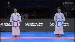 Mattia Busato vs Kakeru Nishiyama | Bronze Male Kata | World Championships Budapest 2023