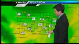 May 21st Wxcast - JD has numbers taped to the wall