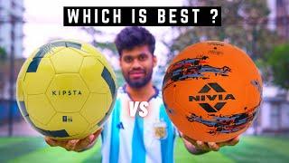 Nivia Storm vs Kipsta F100 | Which is the Best Football ?