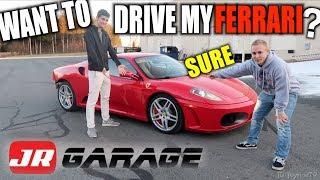 Driving A Ferrari F430 For The FIRST TIME - Joyride with JR GARAGE