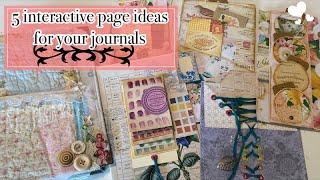 5 interactive page ideas for your journals