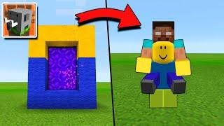 How To Make a PORTAL to ROBLOX Dimension in Craftsman: Building Craft