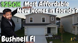 $250K - New Construction Homes For Sale in Bushnell Florida | Most Affordable New Homes in Florida?