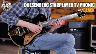 No Talking...Just Tones | Duesenberg Semi Hollow Guitars | Starplayer TV Phonic - Black