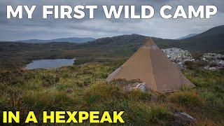 My FIRST Solo Wild Camp in this AWESOME Pyramid Tent!