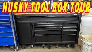 THE ENTHUSIAST MECHANIC'S HUSKY TOOL BOX AND WORK BENCH TOUR!