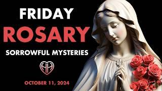 FRIDAY ROSARY - Sorrowful Mysteries with MOM - OCT 11 | HALF HEART Rosary Today