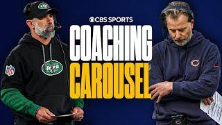 NFL Head Coach Carousel: Bears let Eberflus loose + Jets, Saints coaching concerns