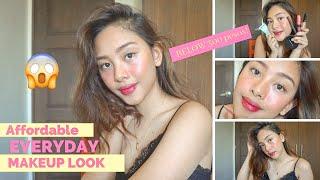 Affordable Everyday Makeup Look (Drugstore)|Philippines