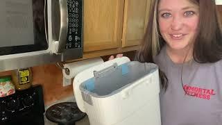 Review of ELPHECO Hanging Trash Can with Lid 2.5 Gallon Kitchen Compost Bin for Under Sink