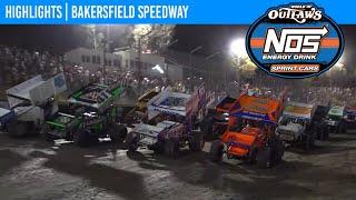 World of Outlaws NOS Energy Drink Sprint Cars | Bakersfield Speedway | Sept. 13, 2024 | HIGHLIGHTS