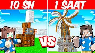 Minecraft 10 SN VS 1 SAAT YAPI KAPIŞMASINI TROLLEDİM 