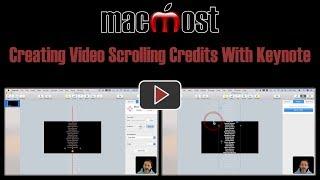 Creating Video Scrolling Credits With Keynote (MacMost #1823)