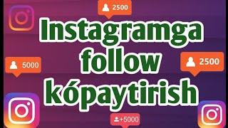 Instagramga tekin nakrutka urish 2024