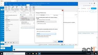 Act! CRM Classic Training Video: Using Outlook Integration