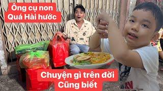 Xúc động Ông Cụ Non Buồn Bã Không Muốn về quê muốn ở lại Nói Chuyện với Sư Phụ Khương Dừa !!!